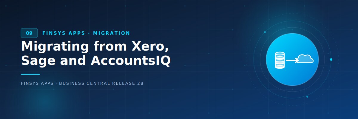 Migrating from Xero, Sage and AccountsIQ