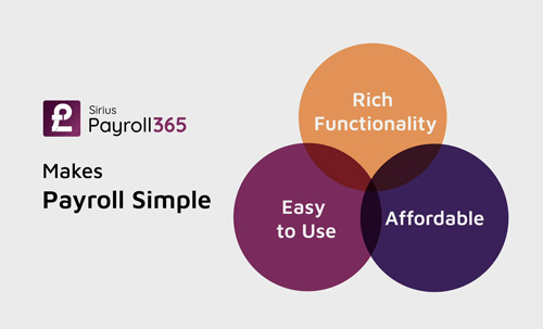 Sirius Payroll 365 payroll management software